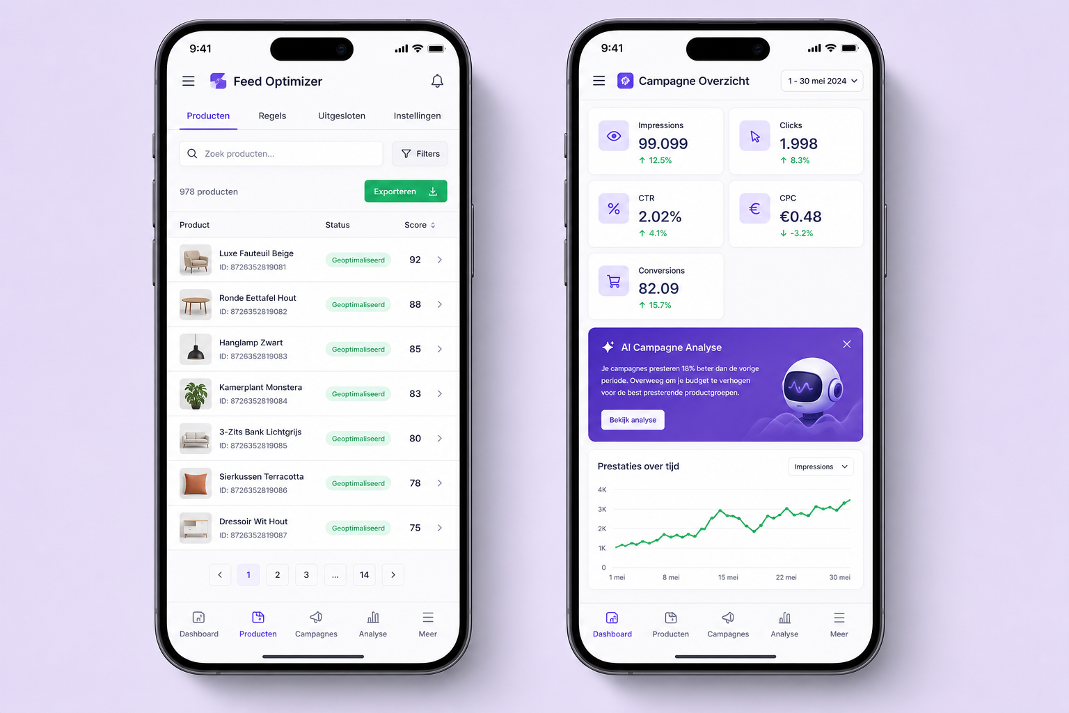 MKB Groeipartner AI marketing dashboards op mobiel